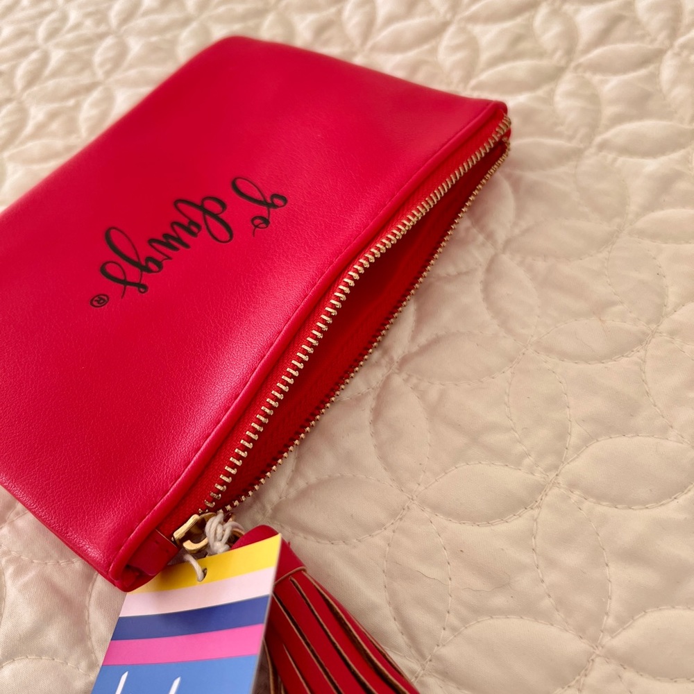 NEW UGA Georgia Go DAWGS Red Jen Wristlet: 4.5” by 5.5” Stadium approved - Picture 2 of 6